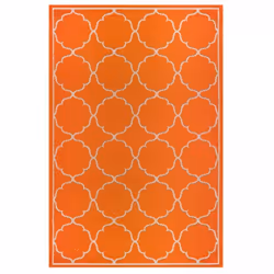 Un Amour De Tapis est une PME française, son entrepôt est en Essonne. tapis extérieur 160x230 tissé kilim orange KUMA Jadorel ...
