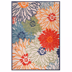 Un Amour De Tapis est une PME française, son entrepôt est en Essonne. tapis extérieur 140x200 tissé kilim bleu et beige CHIME ...