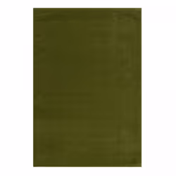 Tapis entrée 60x110 tissé vert rectangle motif uni PAJU