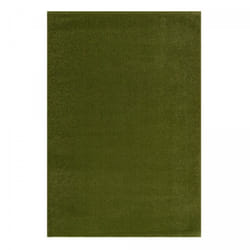 Tapis salon 160x230 tissé vert rectangle motif uni PAJU