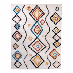 Un Amour De Tapis est une PME française, son entrepôt est en Essonne. tapis berbère 120x170 tissé motifs ethno-chic EFAL-D cr ...