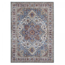 Tapis Lavu motif médaillon traditionnel oriental