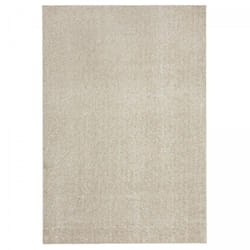 Tapis shaggy 160x230 beige tissé rectangle motif uni tapitop