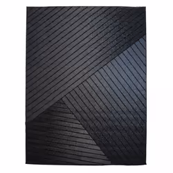 Un Amour De Tapis est une PME française, son entrepôt est en Essonne. tapis salon 200x290 tissé noir et gris rectangle motif ...