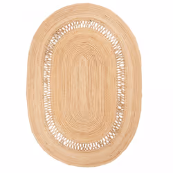 Un Amour De Tapis est une PME française, son entrepôt est en Essonne. tapis jute 160x230 ovale fait main beige JUTOVAL Impalo ...