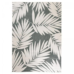 Tapis extérieur kilim reversible 120x170 LYN2 P REVERSIBLE vert et beige