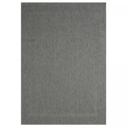 Dezenco - Tapis extérieur kilim Ø120cm gris rond squarext