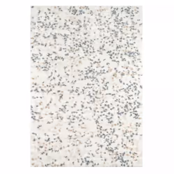 Un Amour De Tapis est une PME française, son entrepôt est en Essonne. tapis shaggy 120x160 rectangle tissé beige et blanc mot ...
