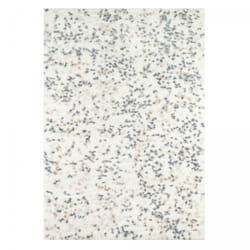 Tapis shaggy 120x160 beige et blanc tissé rectangle motif géométrique terova 1
