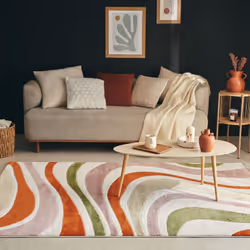 Un Amour De Tapis est une PME française, son entrepôt est en Essonne. tapis entrée 80x150 tissé gris et beige rectangle motif ...