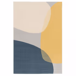 Un Amour De Tapis est une PME française, son entrepôt est en Essonne. tapis chambre 80x150 tissé bleu et jaune rectangle moti ...