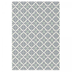 Unamourdetapis - Tapis extérieur kilim 120x170 vert et bleu rectangle casada 7