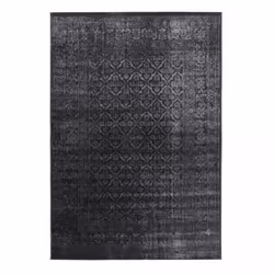 Un Amour De Tapis est une PME française, son entrepôt est en Essonne. tapis salle à manger 160x230 tissé noir rectangle motif ...
