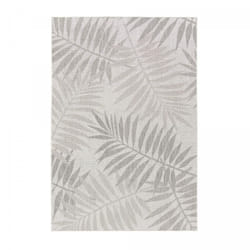 Unamourdetapis - Tapis extérieur kilim 120x170 gris clair et gris foncé en pet