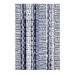 Unamourdetapis - Tapis extérieur kilim 200x290 bleu et noir rectangle oulence 4