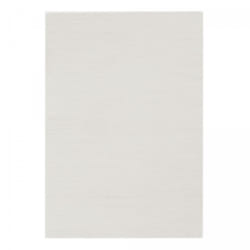 Unamourdetapis - Tapis salon et chambre 140x200 crème rectangle tissé motif faux uni glacia 1