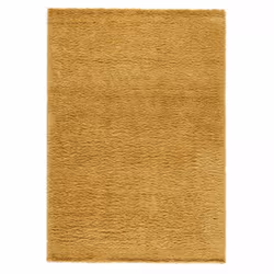 Un Amour De Tapis est une PME française, son entrepôt est en Essonne. tapis shaggy 80x150 rectangle tissé jaune motif uni CRO ...