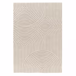 Un Amour De Tapis est une PME française, son entrepôt est en Essonne. tapis salon 120x170 tissé beige rectangle motif simple  ...