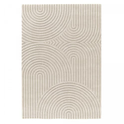 Tapis salon et chambre 120x170 beige rectangle tissé motif simple riviera 1
