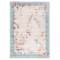 Un Amour De Tapis est une PME française, son entrepôt est en Essonne. tapis salle à manger 160x230 tissé rose et bleu rectang ...