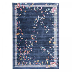 Unamourdetapis - Tapis salon et chambre 120x170 bleu et rose rectangle tissé motif floral vivace 8