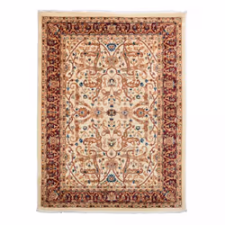 Tapis épais de 120x180 aux motif floraux traditionnels orientaux