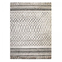 Tapis berbère motifs tribaux 120x170 crème mabal