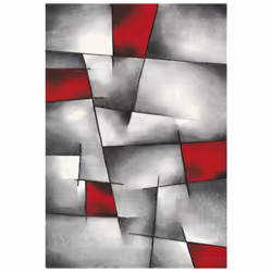 Un Amour De Tapis est une PME française, son entrepôt est en Essonne. tapis entrée 60x110 tissé rouge rectangle motif géométr ...