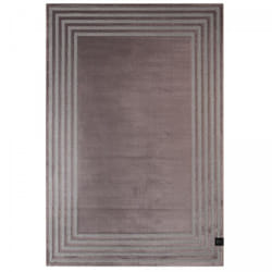 Tapis chambre 160x230 tissé rose et gris rectangle motif géométrique REJE
