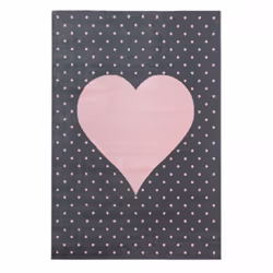 Un Amour De Tapis est une PME française, son entrepôt est en Essonne. tapis enfant 80x150 rectangle tissé rose et gris PINKAR ...