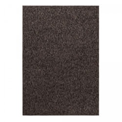 Dezenco - Tapis salon et chambre 60x100 marron rectangle tissé motif uni sakrda