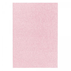 Tapis entrée 60x100 tissé rose rectangle motif uni MASU