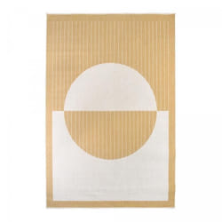 Tapis extérieur, kilim reversible 120x170 EX1 MONE jaune