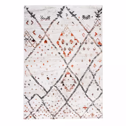 Un Amour De Tapis est une PME française, son entrepôt est en Essonne. tapis chambre 100x100 tissé crème carré motif berbère M ...