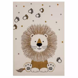 Un Amour De Tapis est une PME française, son entrepôt est en Essonne. tapis enfant 200x290 rectangle tissé crème motif animau ...