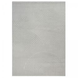 Unamourdetapis - Tapis intérieur extérieur Gris 120x160 ARC6EL ton sur ton en relief