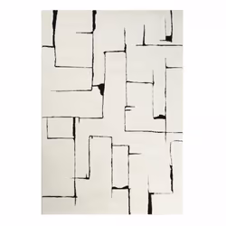 Un Amour De Tapis est une PME française, son entrepôt est en Essonne. tapis salon BRINKI 80x300 cm Noir - tapis Couloir doux ...