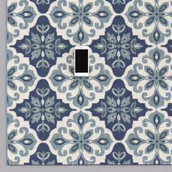 Un Amour De Tapis est une PME française, son entrepôt est en Essonne. tapis extérieur 200x290 tissé kilim bleu et vert CASADA ...