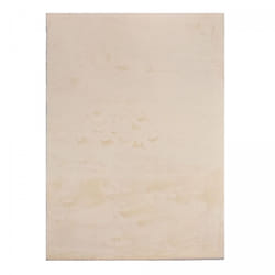 Unamourdetapis - Tapis salon lavable beige 120x160, tapis doux et soyeux à l'aspect : Shaggy