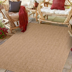 Tapis Extérieur Kilim 120x160 Beige Rectangle Jute Art 4
