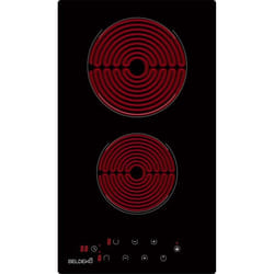 BELDEKO - Plaque Vitrocéramique 2 foyers 3000W - Minuteur commande tactile