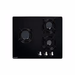 Beldeko TG3V-149 plaque Noir Intégré 60 cm Gaz 3 zone(s) - Vue supplémentaire 5