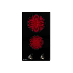 Beldeko TV2V-152 plaque Noir Intégré 29.5 cm Céramique 2 zone(s)