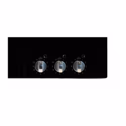 Beldeko TV3V-153 plaque Noir Intégré 59 cm Céramique 3 zone(s)