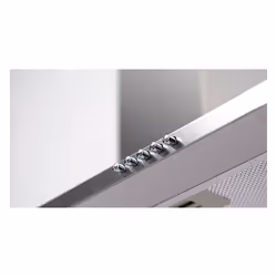 Beldeko HOTTE DE CUISINE DÉCORATIVE INOX 60CM -TRIANGLE - PYRAMIDE 338 m3/h - EVACUATION OU RECYCLAGE - ECLAIRAGE LED