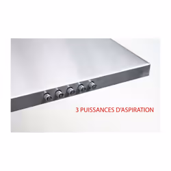 Beldeko HOTTE DE CUISINE DÉCORATIVE INOX 60CM -TRIANGLE - PYRAMIDE 338 m3/h - EVACUATION OU RECYCLAGE - ECLAIRAGE LED - Vue supplémentaire 4