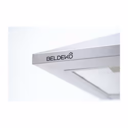 Beldeko HOTTE DE CUISINE DÉCORATIVE INOX 60CM -TRIANGLE - PYRAMIDE 338 m3/h - EVACUATION OU RECYCLAGE - ECLAIRAGE LED - Vue supplémentaire 9