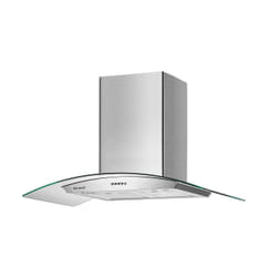 Beldeko Hotte Decorative Murale 90 cm - Verre et Inox