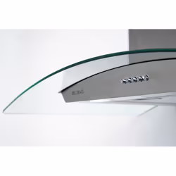Beldeko Hotte Decorative Murale 90 cm - Verre et Inox - Vue supplémentaire 2