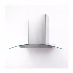 Beldeko Hotte Decorative Murale 90 cm - Verre et Inox - Vue supplémentaire 4